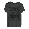 Today My Baby Sister Arrived She Has Paws - Lustig T-Shirt
