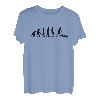 Herren Rasenmäher Evolution Rasenmähen Garten Gärtner Gartenarbeit T-Shirt