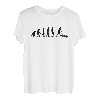 Herren Rasenmäher Evolution Rasenmähen Garten Gärtner Gartenarbeit T-Shirt