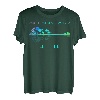 Watercolor Tree Sky There Will Be an Answer Let-It Be Gitarre T-Shirt