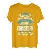 Christoph Namensshirt mit lustigem König Spruch T-Shirt