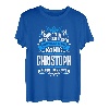Christoph Namensshirt mit lustigem König Spruch T-Shirt
