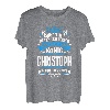 Christoph Namensshirt mit lustigem König Spruch T-Shirt