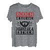 Rough Exterior, Heart Of A Father, Vatertags-Tattoo T-Shirt