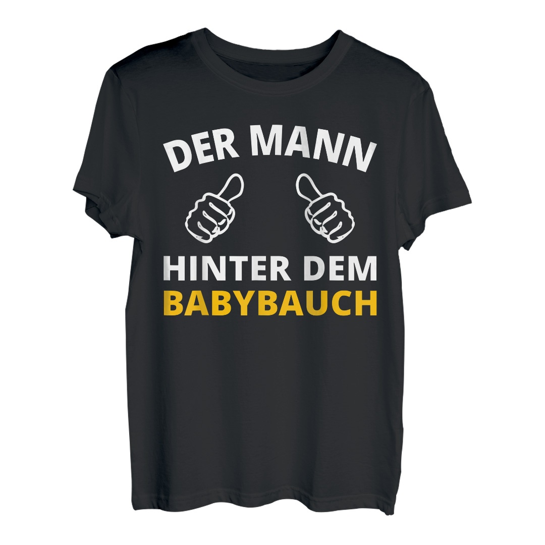 Der Mann Hinter Dem Babybauch T Shirt Geschenk