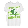 Herren Unterschätze niemals einen alten Mann mit Rennrad Geschenk T-Shirt