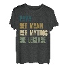 Herren Papa Vatertag Tshirt Mythos Legende Spruch Vatertag Geschenk T-Shirt