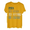 Herren Papa Vatertag Tshirt Mythos Legende Spruch Vatertag Geschenk T-Shirt