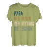 Herren Papa Vatertag Tshirt Mythos Legende Spruch Vatertag Geschenk T-Shirt