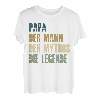 Herren Papa Vatertag Tshirt Mythos Legende Spruch Vatertag Geschenk T-Shirt