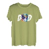 Bunte Beagle Dad Hundeliebhaber Vatertag Männer T-Shirt