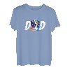 Bunte Beagle Dad Hundeliebhaber Vatertag Männer T-Shirt