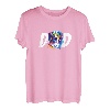 Bunte Beagle Dad Hundeliebhaber Vatertag Männer T-Shirt