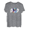 Bunte Beagle Dad Hundeliebhaber Vatertag Männer T-Shirt