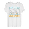 Herren Stolzer Papa von Zwillingen - Cooles Dad, Vater und Eltern T-Shirt