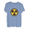 Vintage Warnung Nuclear Radioaktive Zeichen Distressed T-Shirt