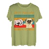 Herren Best Pug Dad Ever Hand Mops Geschenk Vatertag Lustig Retro T-Shirt