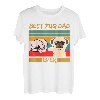 Herren Best Pug Dad Ever Hand Mops Geschenk Vatertag Lustig Retro T-Shirt