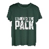 Wolf Pack Geschenk Design | Leader of the Pack Paw Print Design T-Shirt