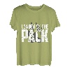 Wolf Pack Geschenk Design | Leader of the Pack Paw Print Design T-Shirt