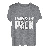 Wolf Pack Geschenk Design | Leader of the Pack Paw Print Design T-Shirt