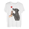 Windhund Greyhound Hunde Damen T-Shirt