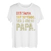 Herren Der Mann der Mythos der 2-fache Papa mit Zwillinge 2 Kindern T-Shirt