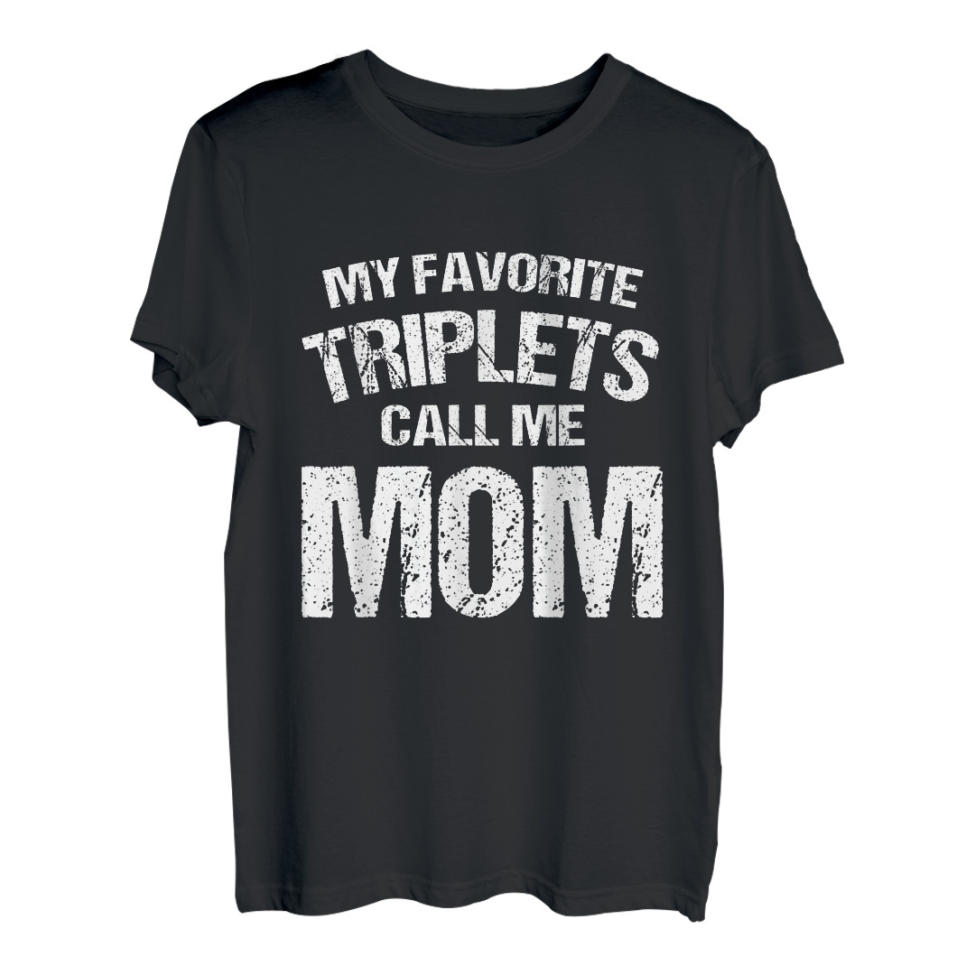 Originelle und lustige Mama Spruch TShirt Ideen für Drillinge Hapfox