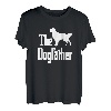 The Dogfather T-Shirt Golden Retriever Silhouette, Hund