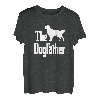 The Dogfather T-Shirt Golden Retriever Silhouette, Hund