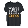 Kinder Cool Kids Play Chess Club Player Master Jungen Mädchen Jugend T-Shirt