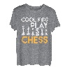 Kinder Cool Kids Play Chess Club Player Master Jungen Mädchen Jugend T-Shirt