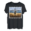 Briefmarke, Motiv: Flagge der Ukraine T-Shirt
