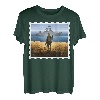 Briefmarke, Motiv: Flagge der Ukraine T-Shirt