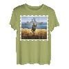 Briefmarke, Motiv: Flagge der Ukraine T-Shirt