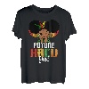 Zukünftiger HBCU-Absolvent Afroafrikanisches schwarzes Mädchen Kind Future College T-Shirt