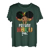 Zukünftiger HBCU-Absolvent Afroafrikanisches schwarzes Mädchen Kind Future College T-Shirt