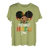 Zukünftiger HBCU-Absolvent Afroafrikanisches schwarzes Mädchen Kind Future College T-Shirt