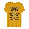 55. Geburtstag Geschenk Mann Mythos Legende Februar 1968 T-Shirt