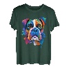 Colorful Boxer Splash Art Boxer Hundebesitzer T-Shirt