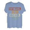 Herren Ehemann Papa Musiker Held Musikinstrument Vatertag Geschenk T-Shirt