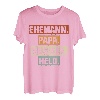 Herren Ehemann Papa Musiker Held Musikinstrument Vatertag Geschenk T-Shirt