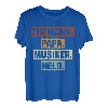 Herren Ehemann Papa Musiker Held Musikinstrument Vatertag Geschenk T-Shirt