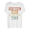 Herren Ehemann Papa Musiker Held Musikinstrument Vatertag Geschenk T-Shirt