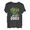 Herren Die Besten Papas fahren Quad Vater Papa Quadfahrer Vatertag T-Shirt