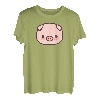 Hausschwein Baby Schwein Halloween Comic T-Shirt