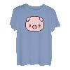 Hausschwein Baby Schwein Halloween Comic T-Shirt