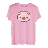 Hausschwein Baby Schwein Halloween Comic T-Shirt