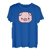 Hausschwein Baby Schwein Halloween Comic T-Shirt