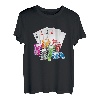 Poker Glücksspiel Spiel Karten Chips Casino Pokern Holdem T-Shirt
